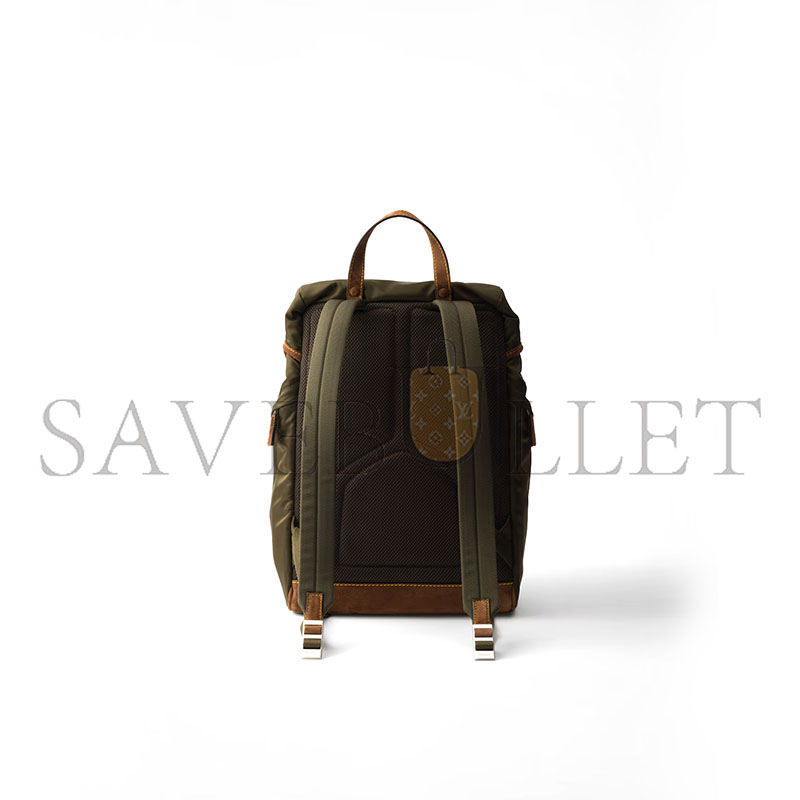 PRADA RE-NYLON AND LEATHER BACKPACK 2VZ135 (45*27*17cm) PRADA RE-NYLON AND LEATHER BACKPACK 2VZ135 (45*27*17cm)